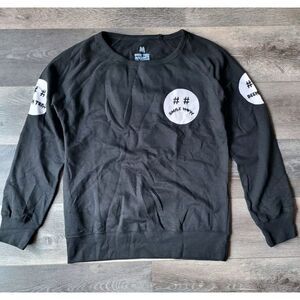 BeenTrill Mallratz Smile Now Cry Later Smiley Face Long Sleeve Shirt‎ Sz Medium